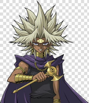 Transparent Spiky Hair Png   Yugioh Tag Force Marik  Png Download