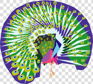 Cartoon Peacock Svg Clip Arts   Cartoon Peacock  HD Png Download