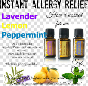 Instant Allergy Relief Doterra Tuesday   Doterra Essential Oils  HD Png Download