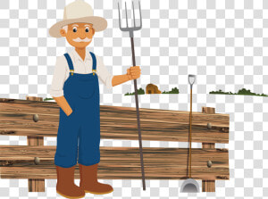 Cartoon Farmer Png Image   Transparent Background Farmer Clipart  Png Download