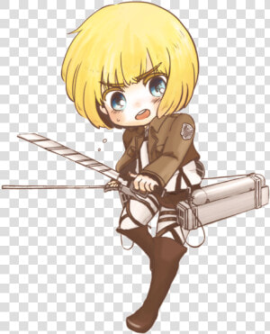 Armin Arlert     Attack On Titan Armin Chibi  HD Png Download