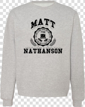 Matt Nathanson   Phd Crewneck   Marathon Of Hope T Shirt  HD Png Download