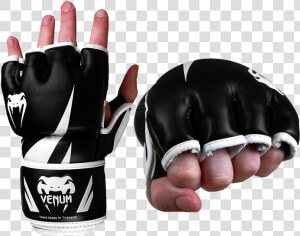 Mma Gloves On Hands  HD Png Download