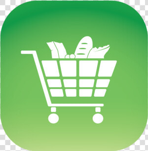 Groceries Cart Icon Png  Transparent Png