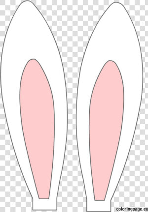 Ear Bunny Clipart Clipartfest Transparent Png   Molde De Orelhas De Coelho  Png Download