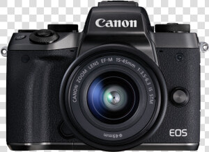 Eos M5   Canon Mirrorless Camera Mount  HD Png Download