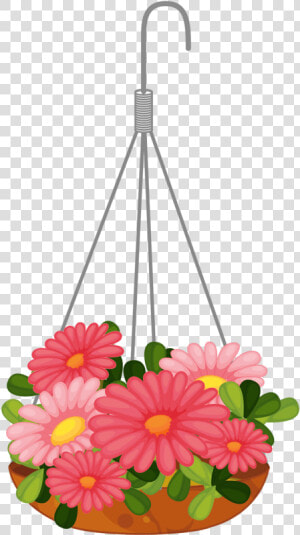 Hanging Basket Clip Art   Hanging Flower Pot Png Clipart  Transparent Png