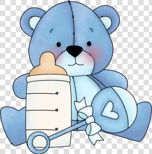 Blue Teddy Bear Clipart   Clip Art Blue Teddy Bear  HD Png Download