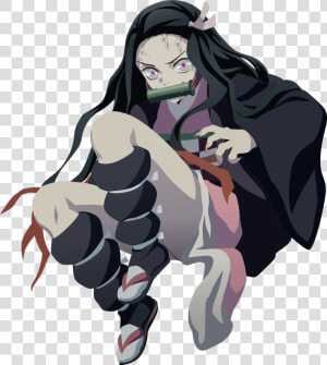  kimetsunoyaiba  demonslayer  nezuko  tanjiro  tanjirou   Demon Slayer Nezuko Nails  HD Png Download