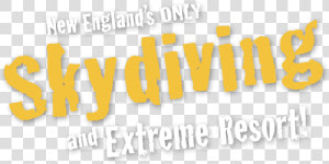 Skydiving Word  HD Png Download