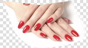 Clip Art Nikki Tanning Nail Care   Transparent Red Nails Png  Png Download