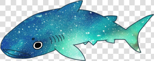 Drawn Whale Space   Whale Shark Cute Gif  HD Png Download