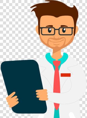 Man Wearing Lab Coat Cartoon   Transparent Cartoons   Man In Lab Coat Cartoon Png  Png Download