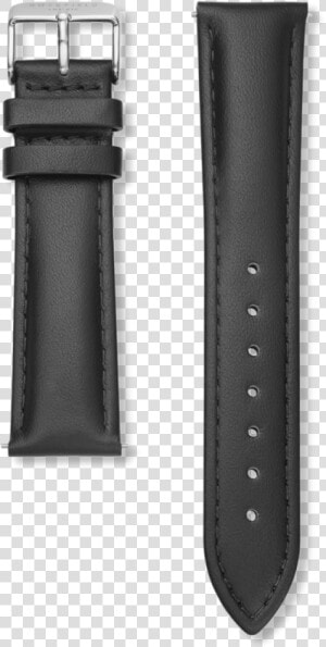 Black Leather Strap   Rosefield  HD Png Download