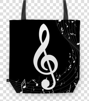 Bolsa Notas Musicais De Wesley Carçadona   Bolsa Do Stranger Things  HD Png Download