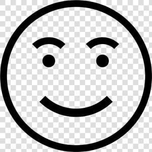 Smiley Face Black And White Clipart 1 Of   Clipart Happy Face Black And White  HD Png Download