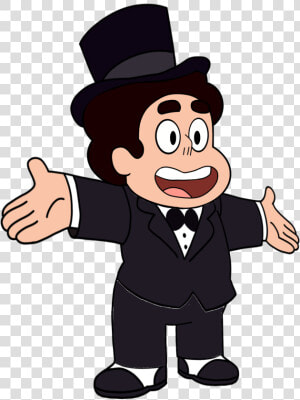 Transparent Tuxedo Man Clipart   Steven Universe In Tuxedo  HD Png Download