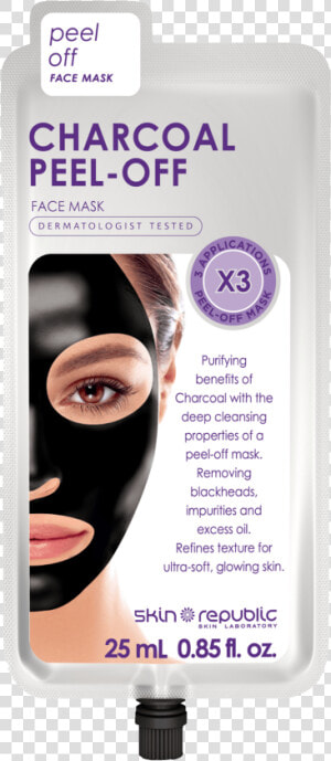 Charcoal Peel off Face Mask 25ml Aed   24k Gold Peel Off Mask  HD Png Download