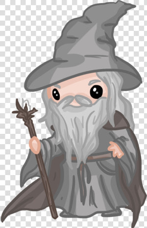   gandalf  wizard  chibi   Gandalf Chibi  HD Png Download