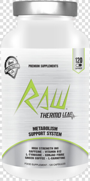 Raw Thermo Lean 120 Capsules  HD Png Download