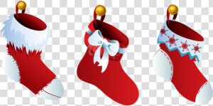 Free Png Transparent Three Christmas Stockings Png   Christmas Socks Hd Png  Png Download