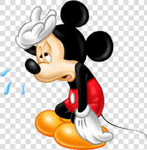 Mickey Is All Worn Out  I M Sure He Ll Be Okay By Then   Mickey Mouse Worn Out  HD Png Download