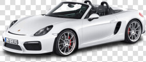 White Porsche Boxster Spyder Car Png Image   Porsche Boxster Spyder Png  Transparent Png