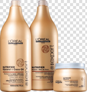 Kit L Oréal Professionnel Nutrifier Tratamento De Salão   Loreal Nutrifier Png  Transparent Png