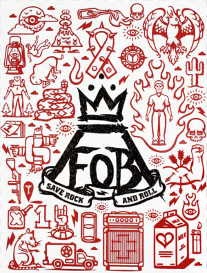 Fall Out Boy Logo Save Rock And Roll  HD Png Download