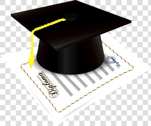 Transparent Diploma Clipart Png   Graduation Cap Diploma Png  Png Download