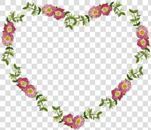 Floral  Flower  Frame  Heart  Decorative  Scrapbooking   Heart Of Flowers Png  Transparent Png