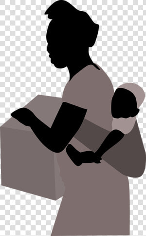 African  Mother  Woman  Ethic  Child  Carrying  People  HD Png Download