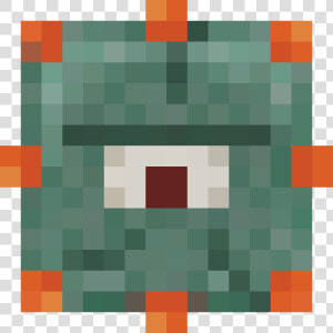 New Texture   Minecraft Elder Guardian Face  HD Png Download