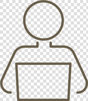 Clinician Support Icon   Line Art  HD Png Download