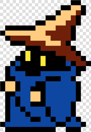 8 Bit Final Fantasy Black Mage   Png Download   8 Bit Black Mage Final Fantasy  Transparent Png