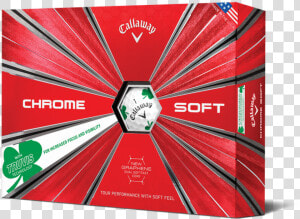 Callaway Chrome Soft Golf Balls Shamrock  HD Png Download