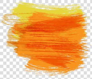 Paintbrush Watercolor Painting Pincelada   Orange Watercolor Paint Splash Png  Transparent Png