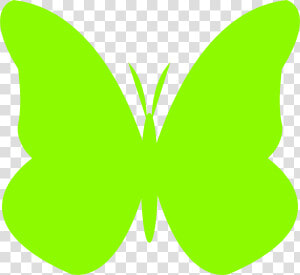 Lime Green Butterfly Svg Clip Arts   Butterfly  HD Png Download