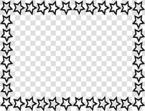 Thank You Black And White Thank You Clipart Border   Star Border Clipart Black And White  HD Png Download