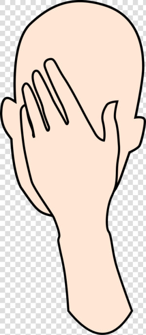 Transparent Facepalm Png   Facepalm Hand Png  Png Download