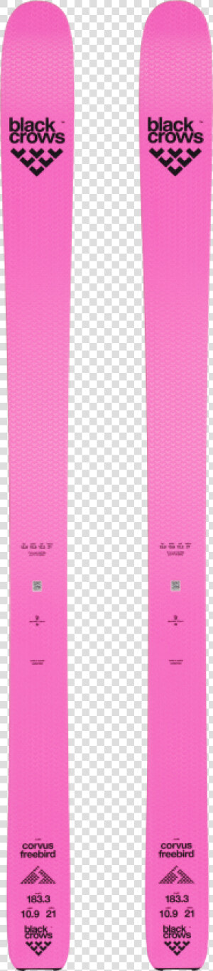 Black Crow Pink Skis  HD Png Download