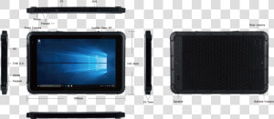 Windows Tablet Rugged Tough Pad Industrial Pc Robust   Led backlit Lcd Display  HD Png Download