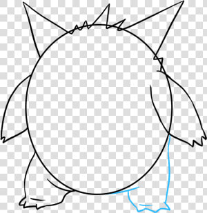 How To Draw Gengar   Pokemon Gengar For Drawing  HD Png Download