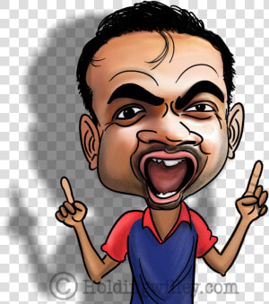 Amit Mishra India Cricket Ipl   Cartoon  HD Png Download