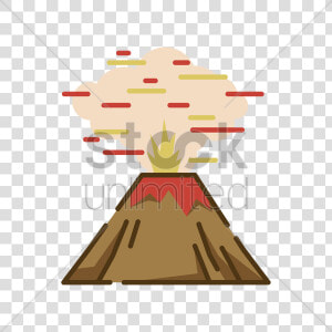 Volcanic Eruption Vector Image   Cross  HD Png Download