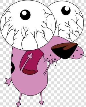 Pink Nose Beak Purple Clip Art Head   Courage The Cowardly Dog Png  Transparent Png