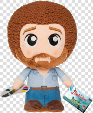 Funko Supercute Plush Bob Ross   Bob Ross Plush Toy  HD Png Download