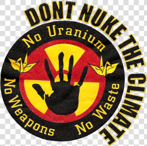 Don T Nuke The Cliimate Logo  Boycottedf   Nuclear Free  HD Png Download