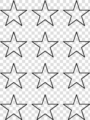 Clipart Stars Pdf   2 Inch Star Template Printable  HD Png Download