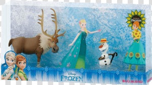 Coffret 4 Figurines Reine Des Neiges   Ana Si Elsa Olaf Sven  HD Png Download